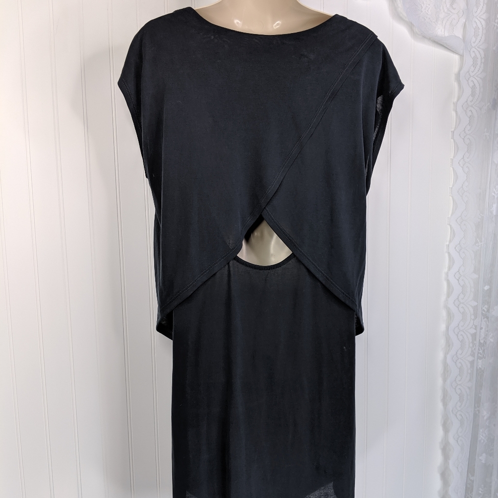 TROUVE Cape Open Back Modal Blend Dress Sz M - Picture 8 of 14